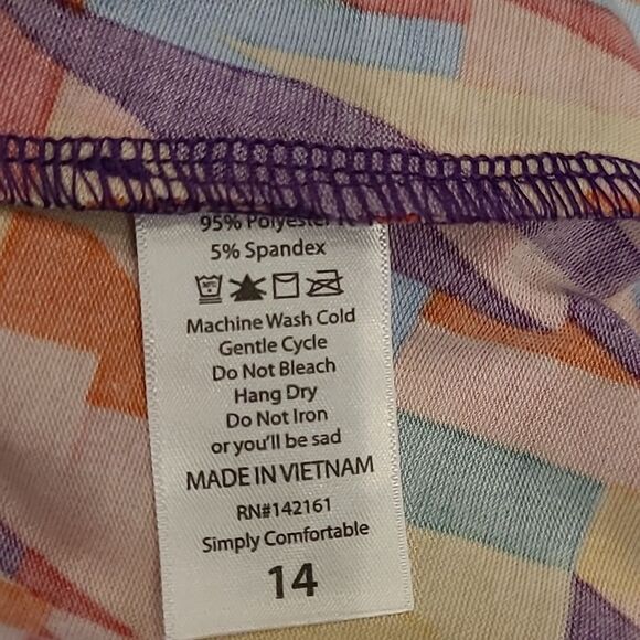 LulaRoe sz 14 junior athletic leisure, zippered jacket, NWT - Picture 13 of 13